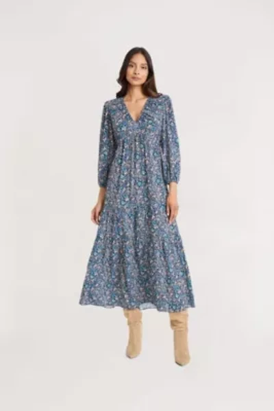 V Neck Maxi Dress