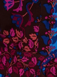 Printed Short Flounce Dress