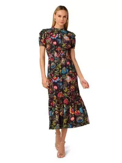 Printed Midi Dress