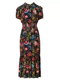 Printed Midi Dress
