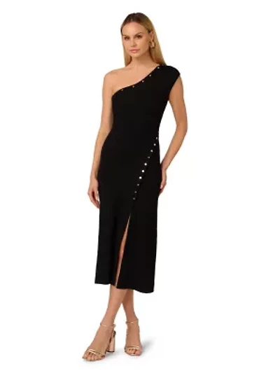 One Shoulder Knit Dress
