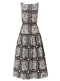 DROP WAIST MIDI DRESS
