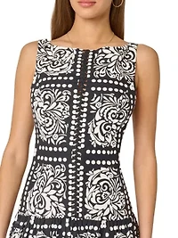 DROP WAIST MIDI DRESS