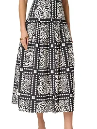 DROP WAIST MIDI DRESS