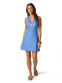 Short Faux Denim Dress