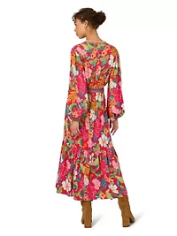 Rayon Printed Midi Dress