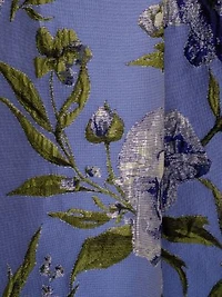 Floral Jacquard Short Dress
