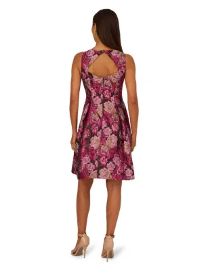 Jacquard Envelope Short Dress