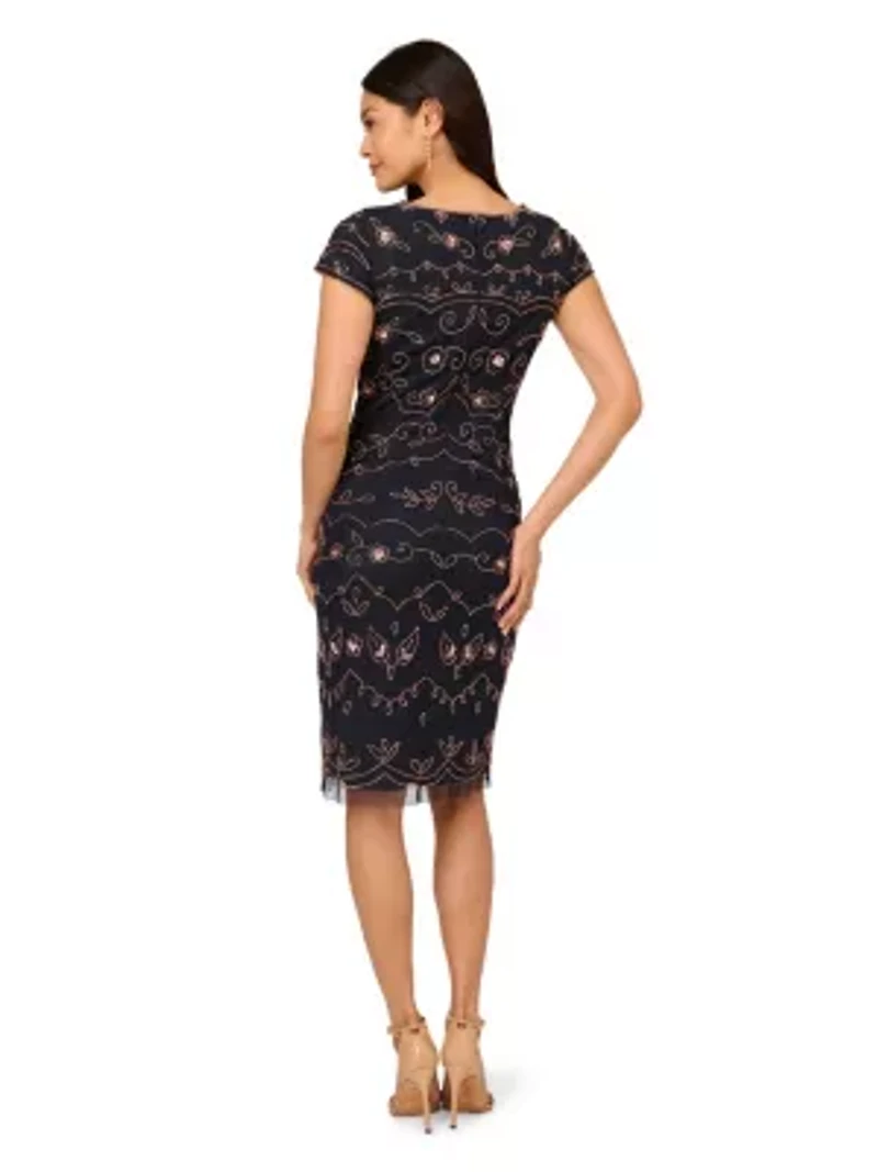Beaded Sheath Dress