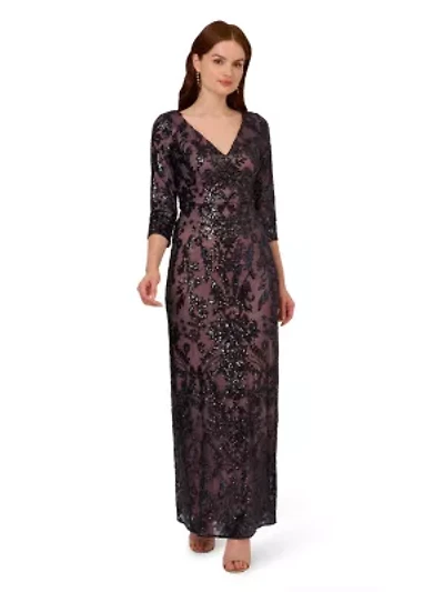 Beaded Long Dress