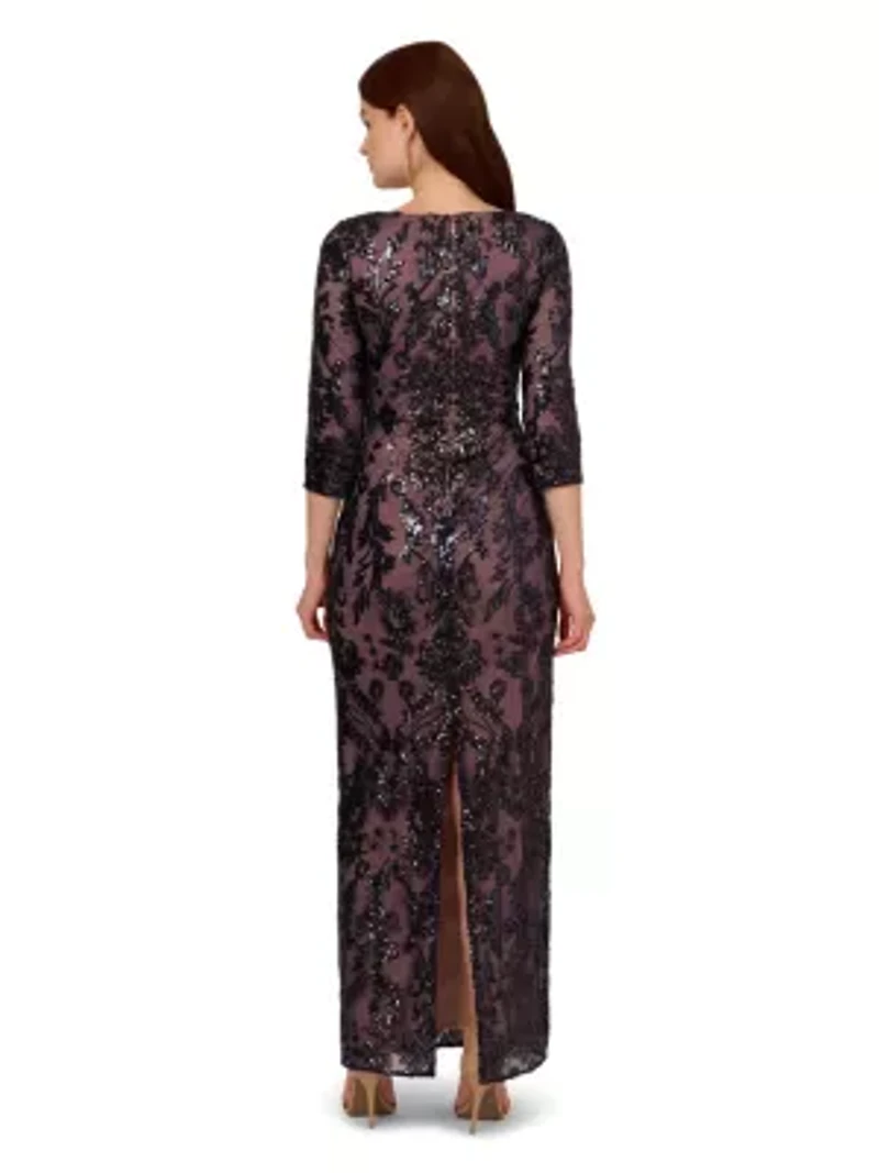 Beaded Long Dress