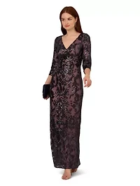 Beaded Long Dress