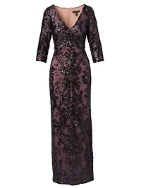 Beaded Long Dress