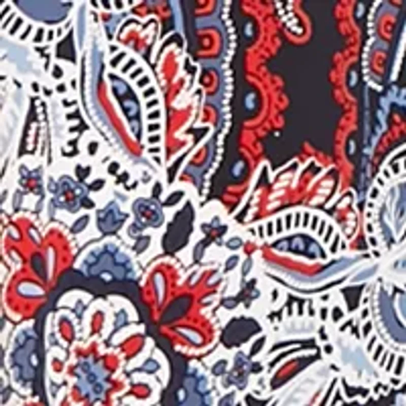 Women's Paisley Flounce Hem Dress