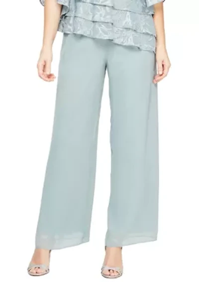 Women's Straight Leg Chiffon Pants