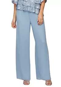 Women's Straight Leg Chiffon Pants