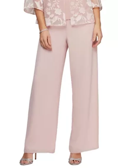 Women's Straight Leg Chiffon Pants