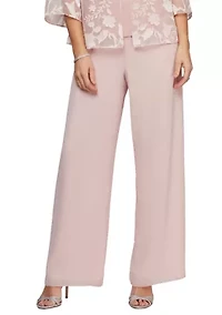 Women's Straight Leg Chiffon Pants