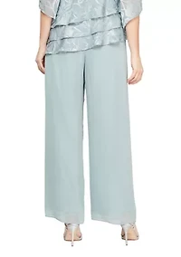 Women's Straight Leg Chiffon Pants
