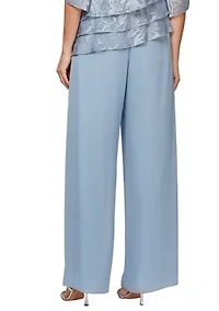 Women's Straight Leg Chiffon Pants