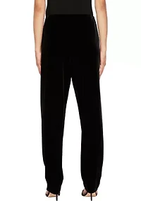 Women's Slim Leg Velvet Pants
