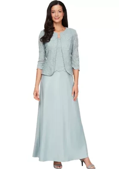 Long Mock Jacket Dress