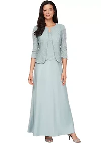 Long Mock Jacket Dress