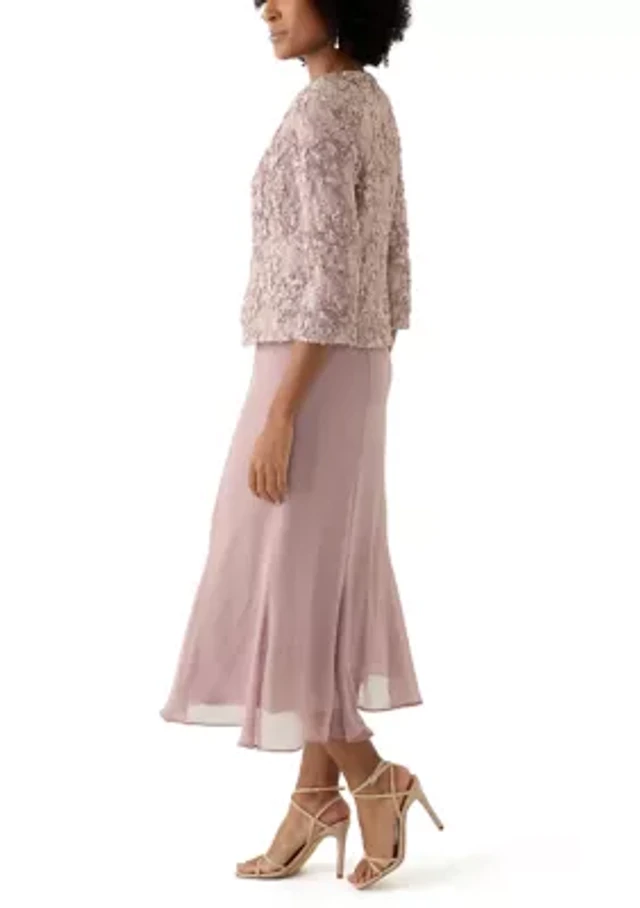marchesa notte guipure lace a line dress Marchesa Notte Midi Dress