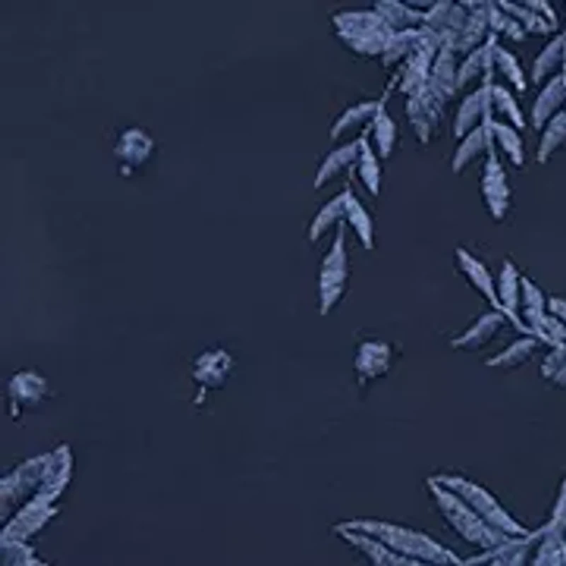 Women's Embroidered Dress with Godet Detail Skirt