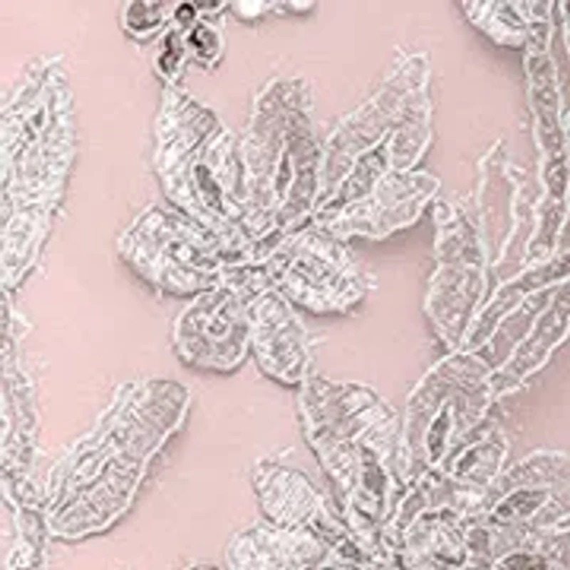 Women's V-Neck Embroidered Dress