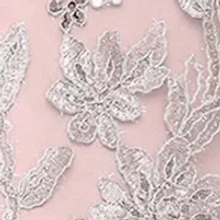 Women's V-Neck Embroidered Dress