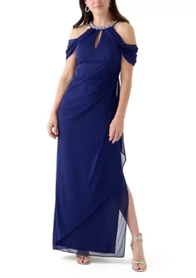 Women's Halter Neck Gown