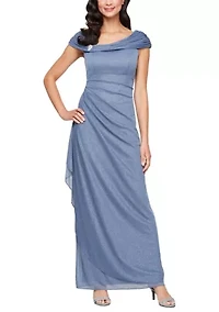 Women's Sleeveless Asymmetrical Neck Dress