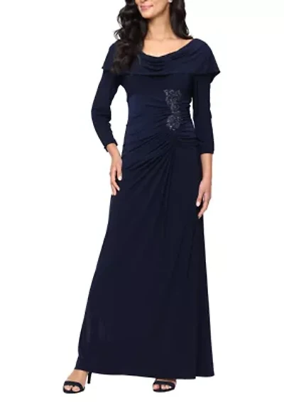 Women's Long Matte Jersey Dress