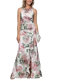 Women's Floral Shimmer Gown