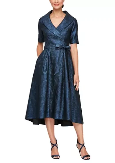 Women's Short Portrait Collar Dress