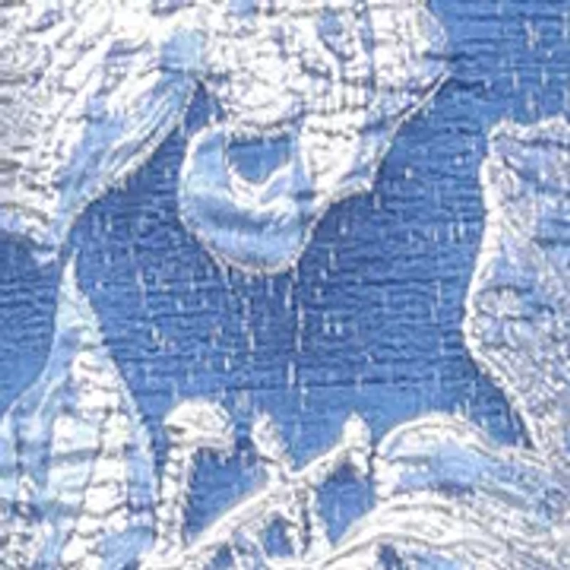 Women's Strapless Print Jacquard Gown