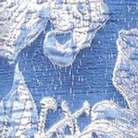 Women's Strapless Print Jacquard Gown