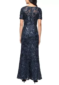 Women's Power Mesh Sequin Dress