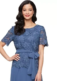 Women's Short Sleeve Lace Blouse