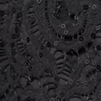 Women's 3/4 Sleeve Sequin Lace Blouse