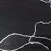 Women's 3/4 Sleeve Embroidered Blouse with Illusion Neckline