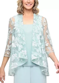 Women's Embroidered Chiffon Blouse