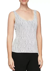 Printed Mandarin Neck Twinset