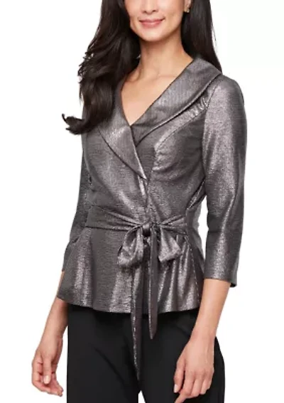 Women's 3/4 Sleeve Blouse With Collar
