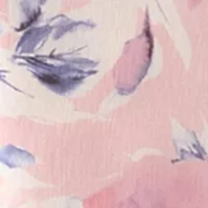 Women's 3/4 Sleeve Shawl Collar Floral Print Organza Top