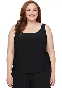 Plus 3/4 Sleeve Twinset