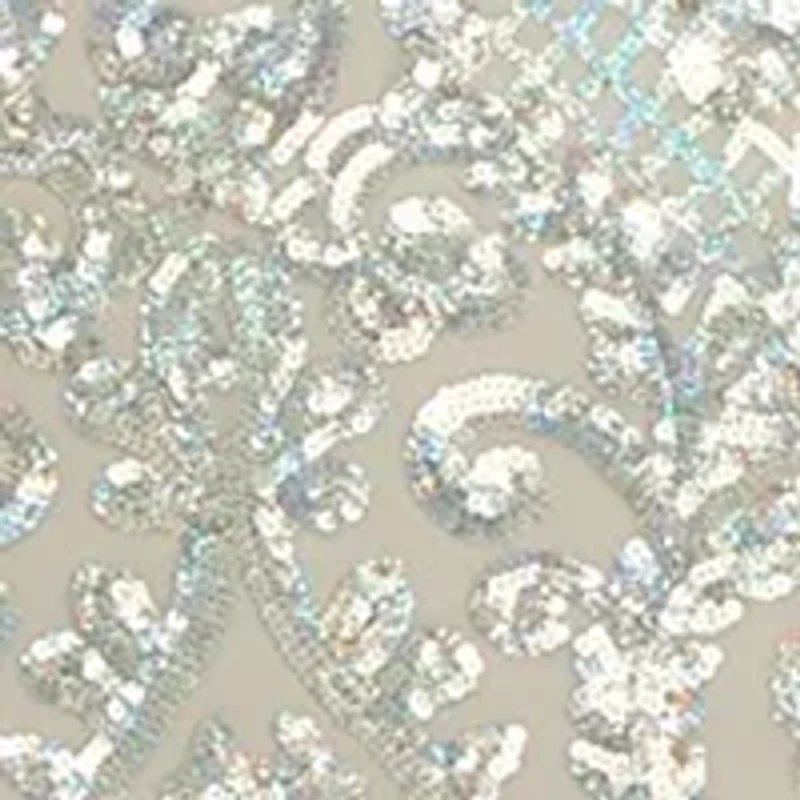 Women's Sleeveless Square Neck Sequin Pattern Sheath Dress