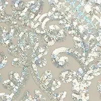 Women's Sleeveless Square Neck Sequin Pattern Sheath Dress