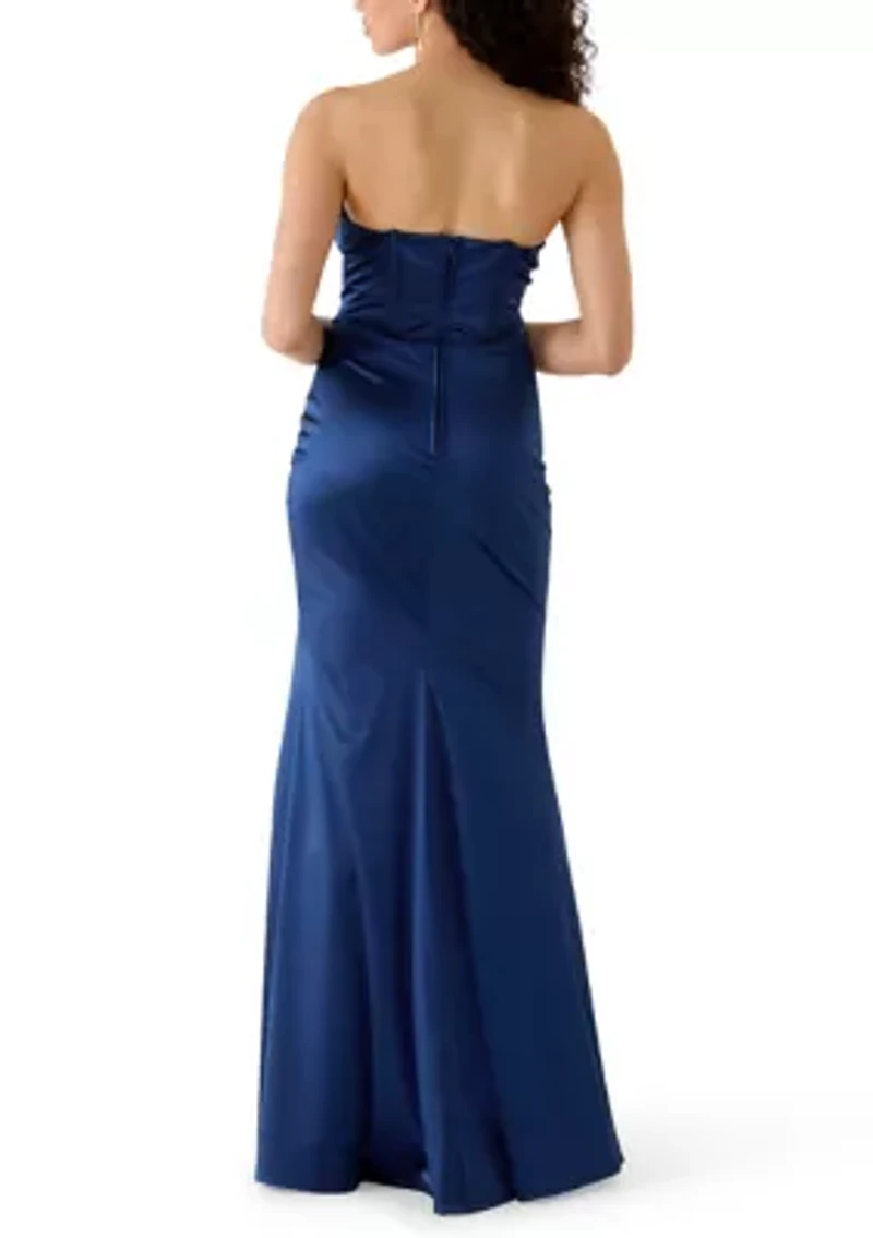 Women's Satin Corset Dress